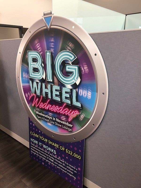 A promotional sign for 