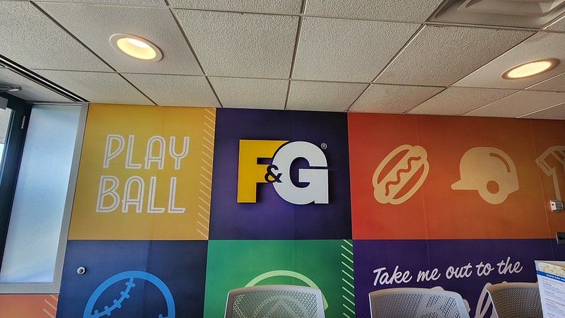 Wall mural featuring 