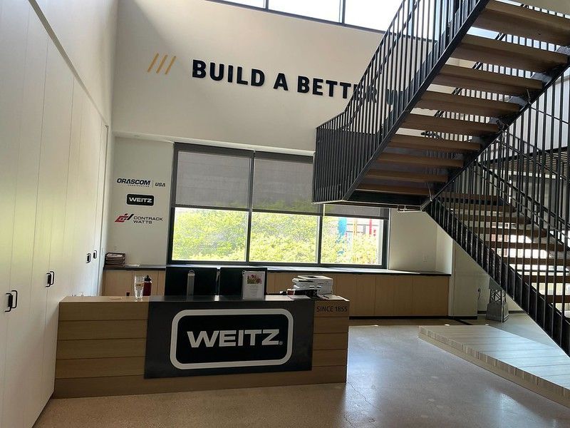 A reception area featuring a 