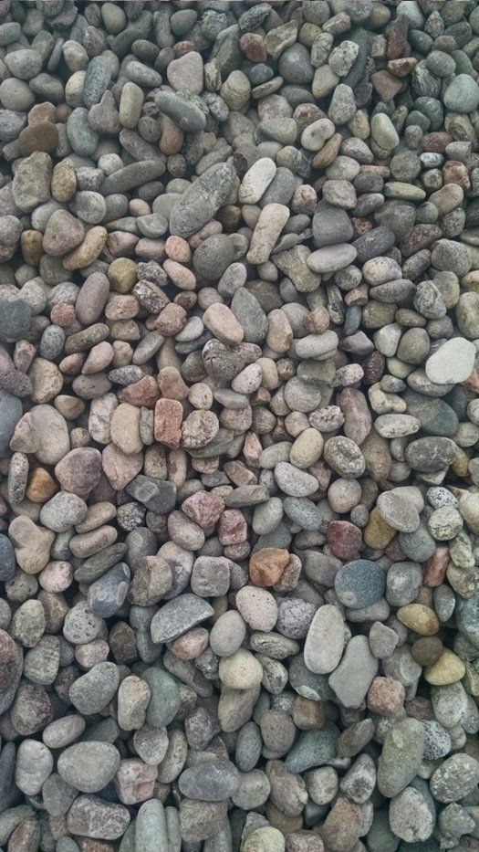 A pile of rocks of different sizes and colors.