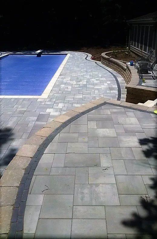 Pool pavement