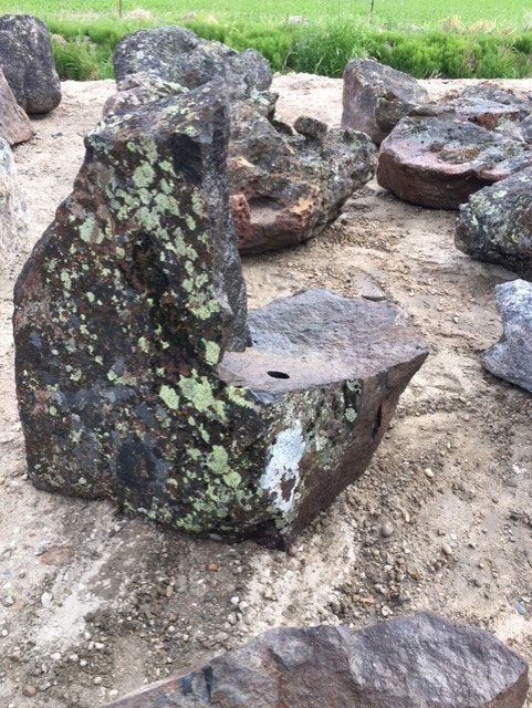 Bubbler mountain stone