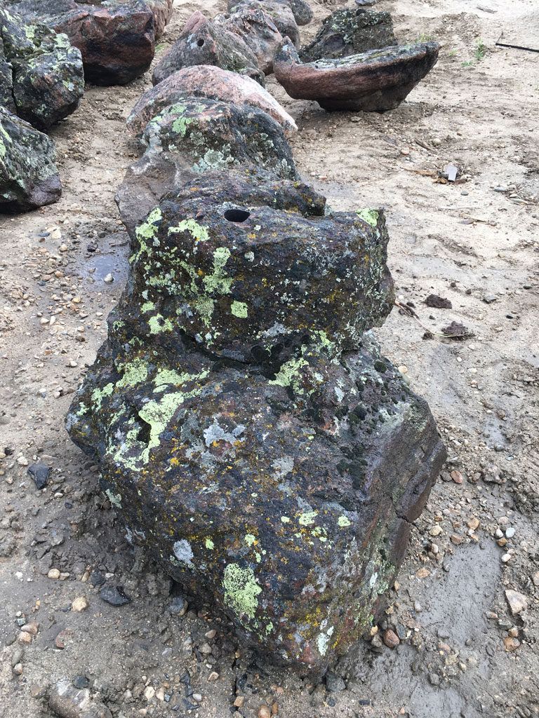 Bubbler mountain stone