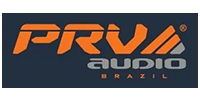 PRV Audio logo: orange text 
