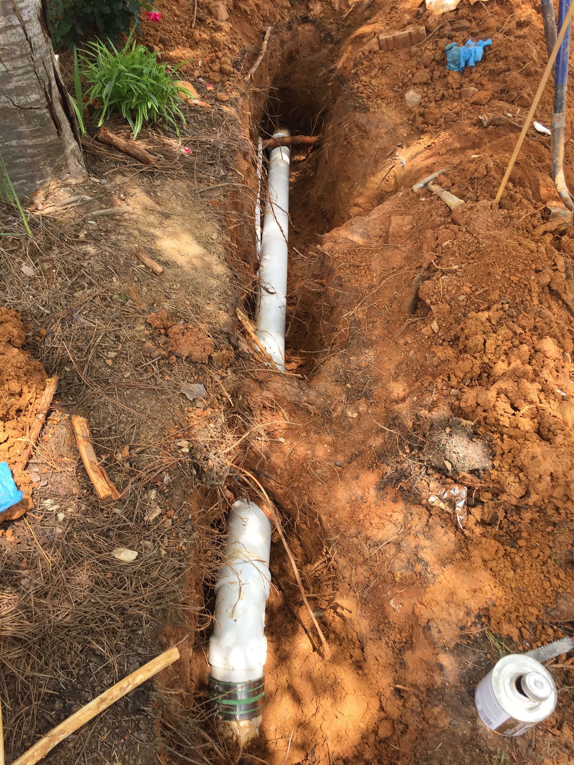 Sewer line service