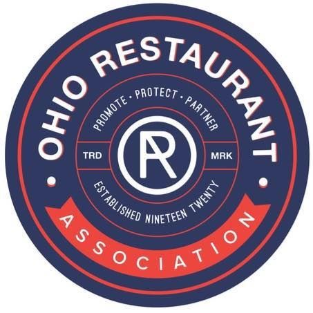 The logo for the ohio restaurant association