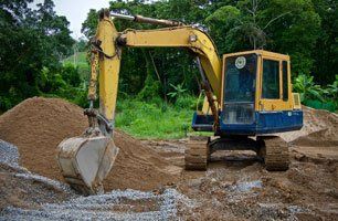 Digging a pit