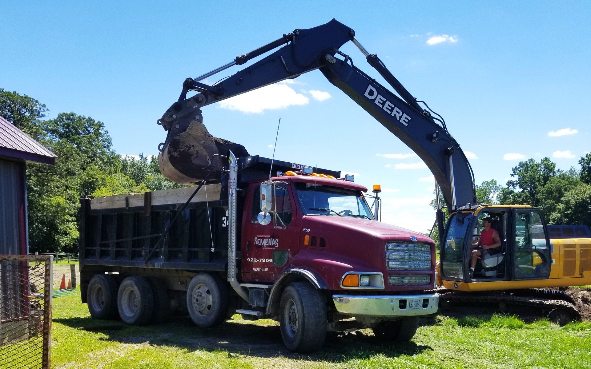 Residential excavating