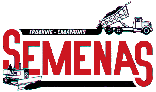 Semenas Excavating & Trucking Logo