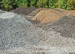 Crushed stones