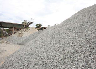 Sand and stone
