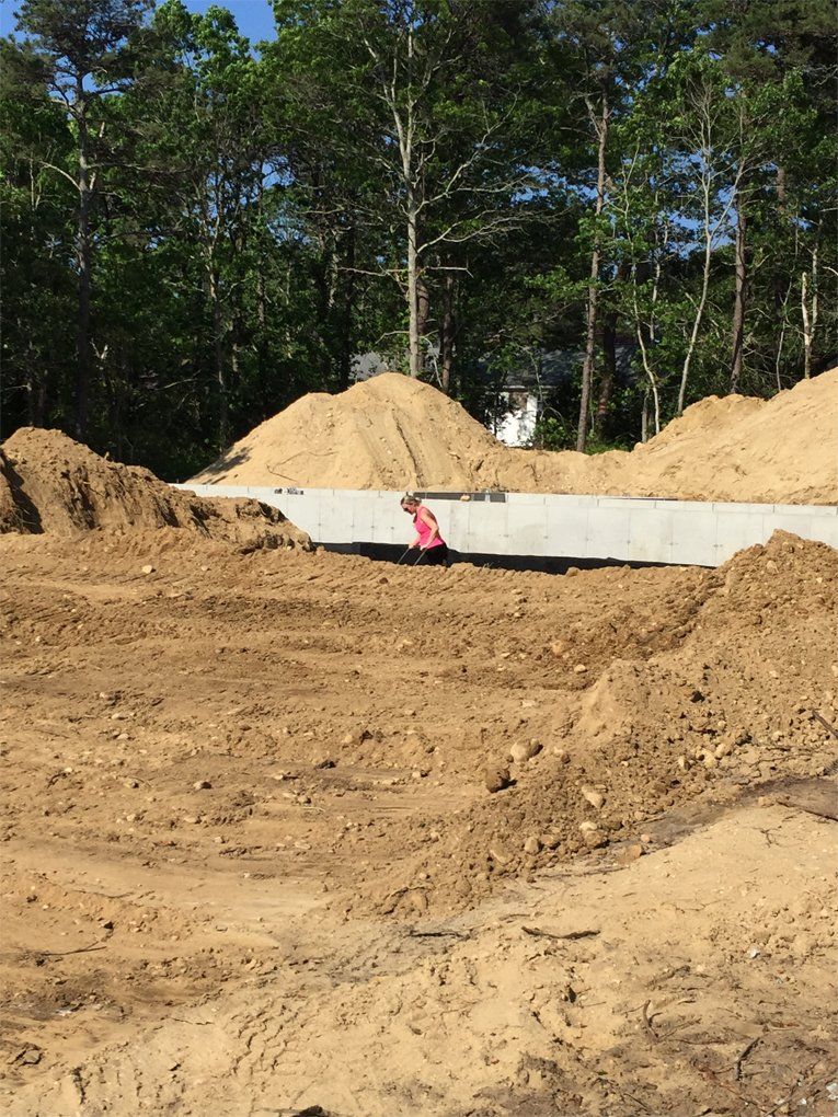 Foundation excavation work