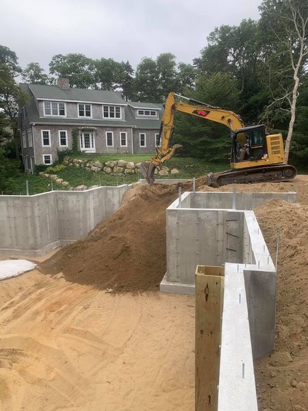 Foundation excavation work