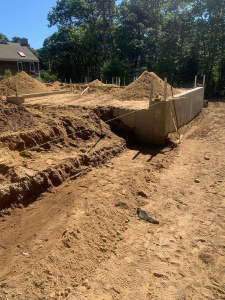 Foundation excavation work