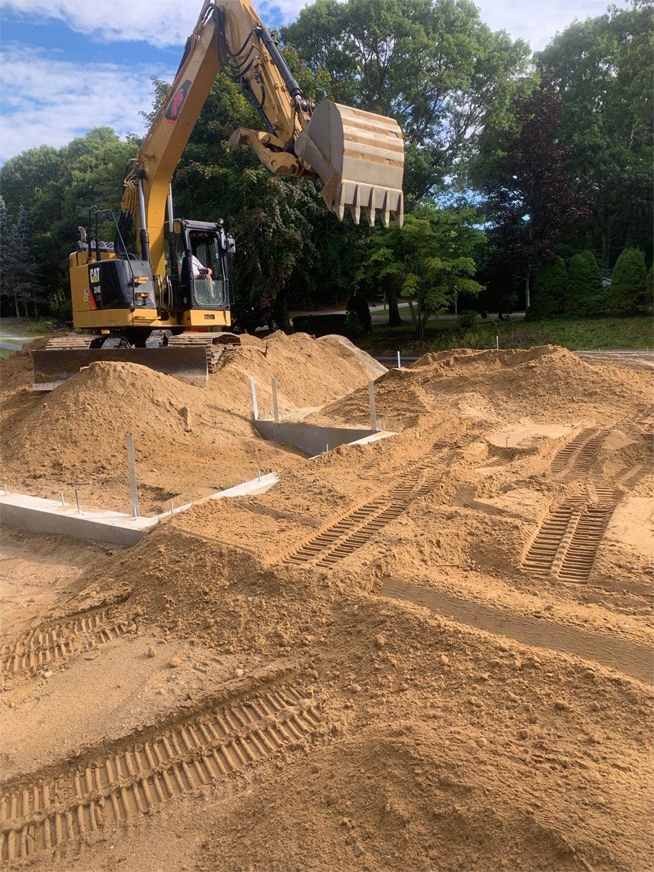 Foundation excavation work