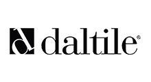 Daltile logo: black stylized 