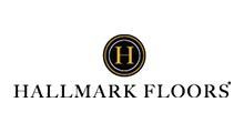 Hallmark Floors logo: a gold-outlined 