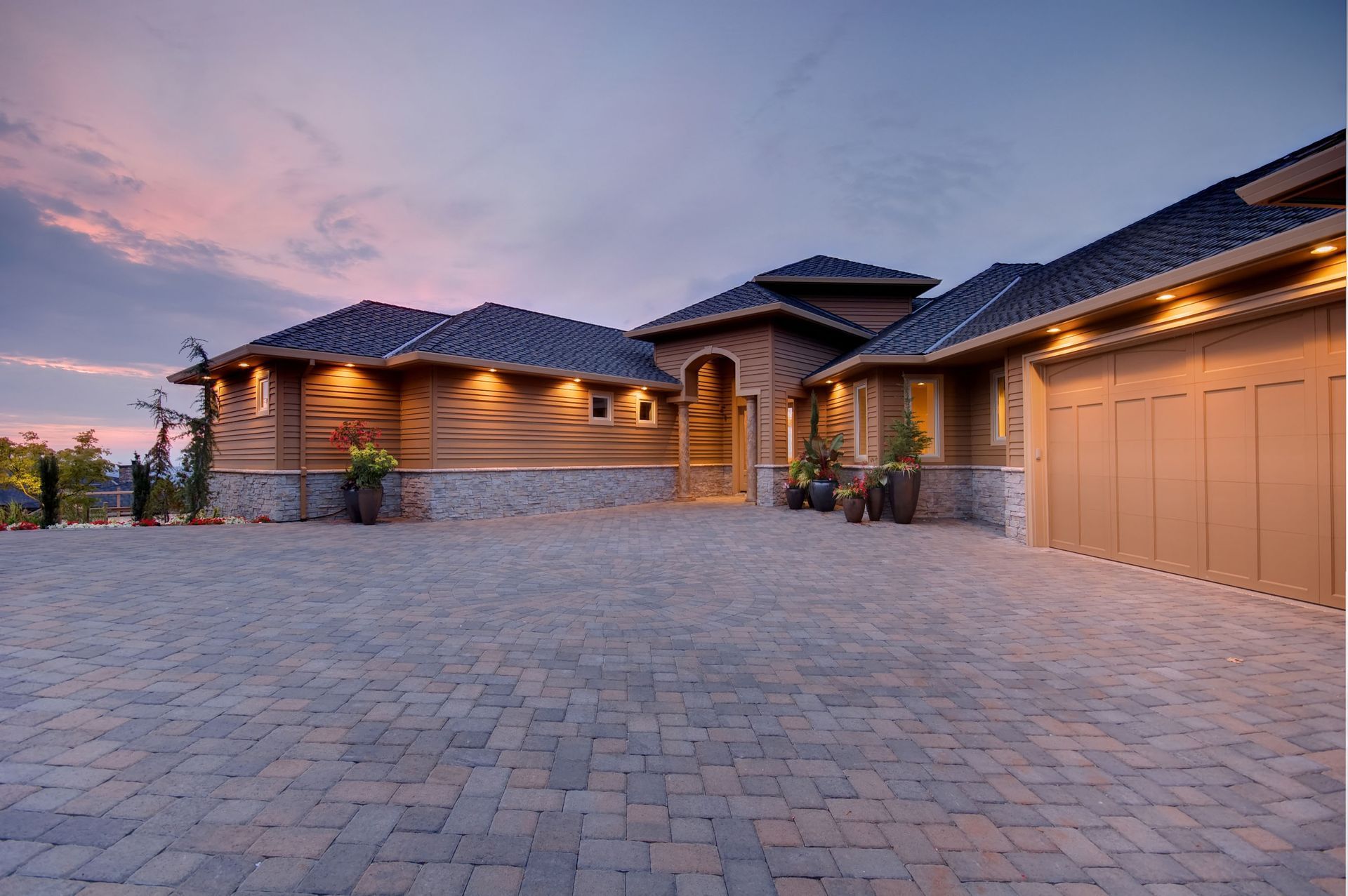 concrete driveway