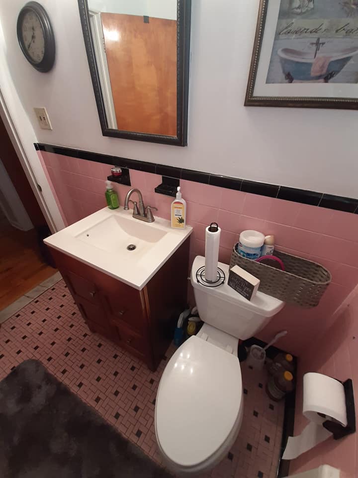Toilet and sink