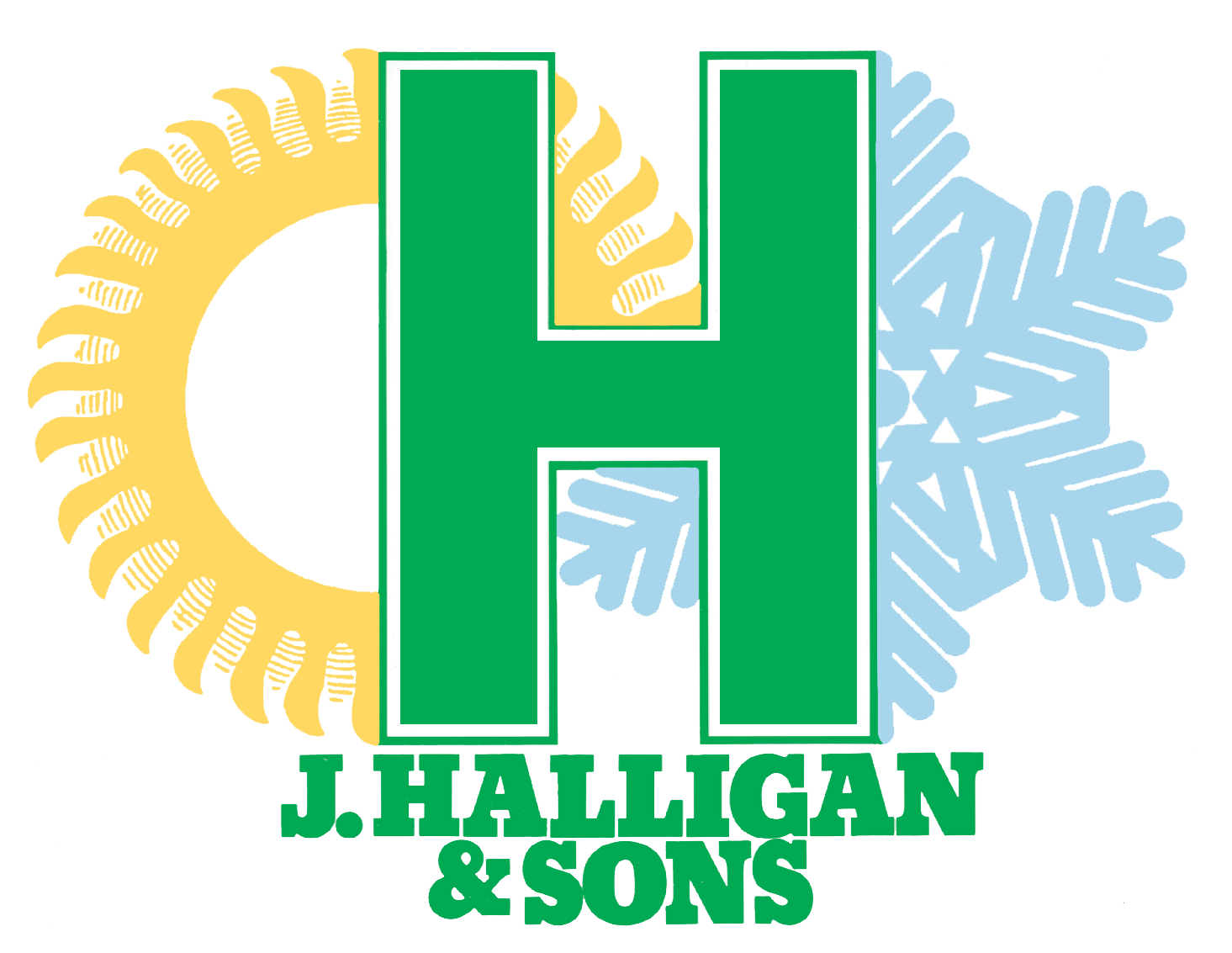 J. Halligan & Sons Heating and Air Conditioning Logo