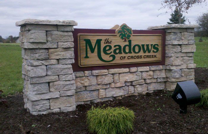 Non-illuminated sign