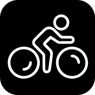 person on a stationary bike