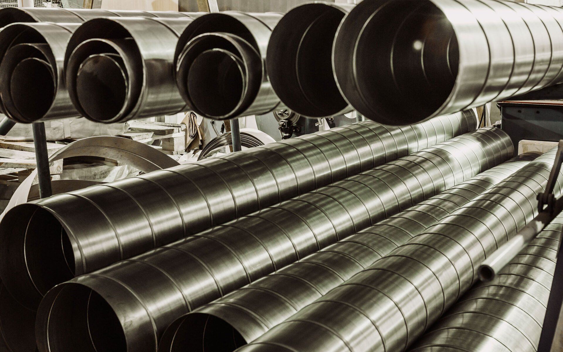 metal pipes