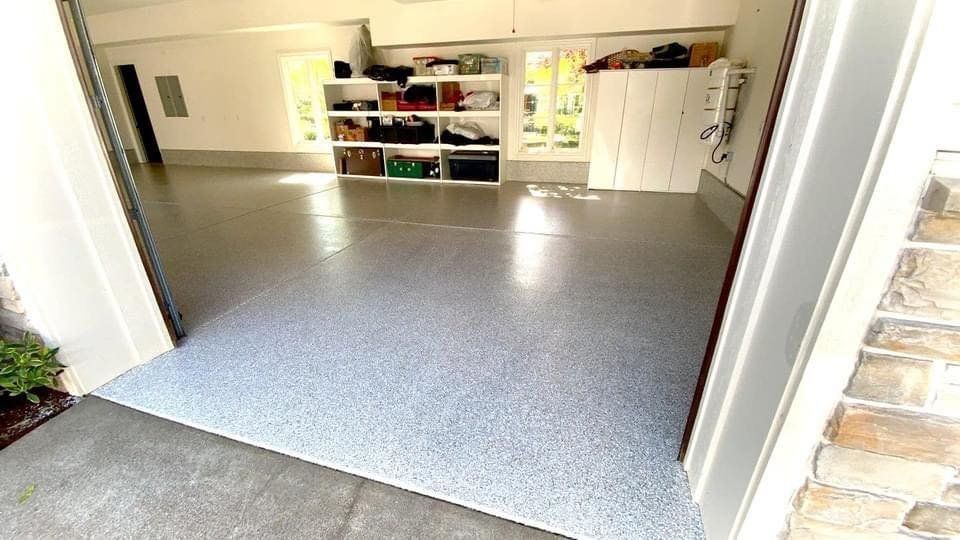 Garage floor coating