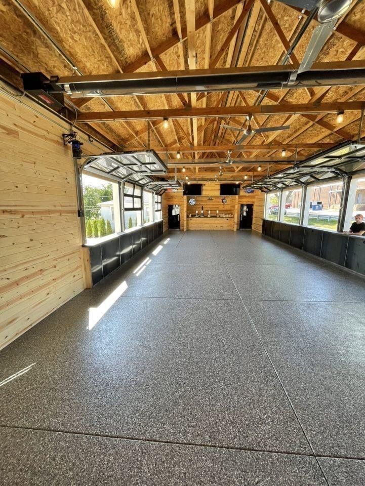 Garage floor coating