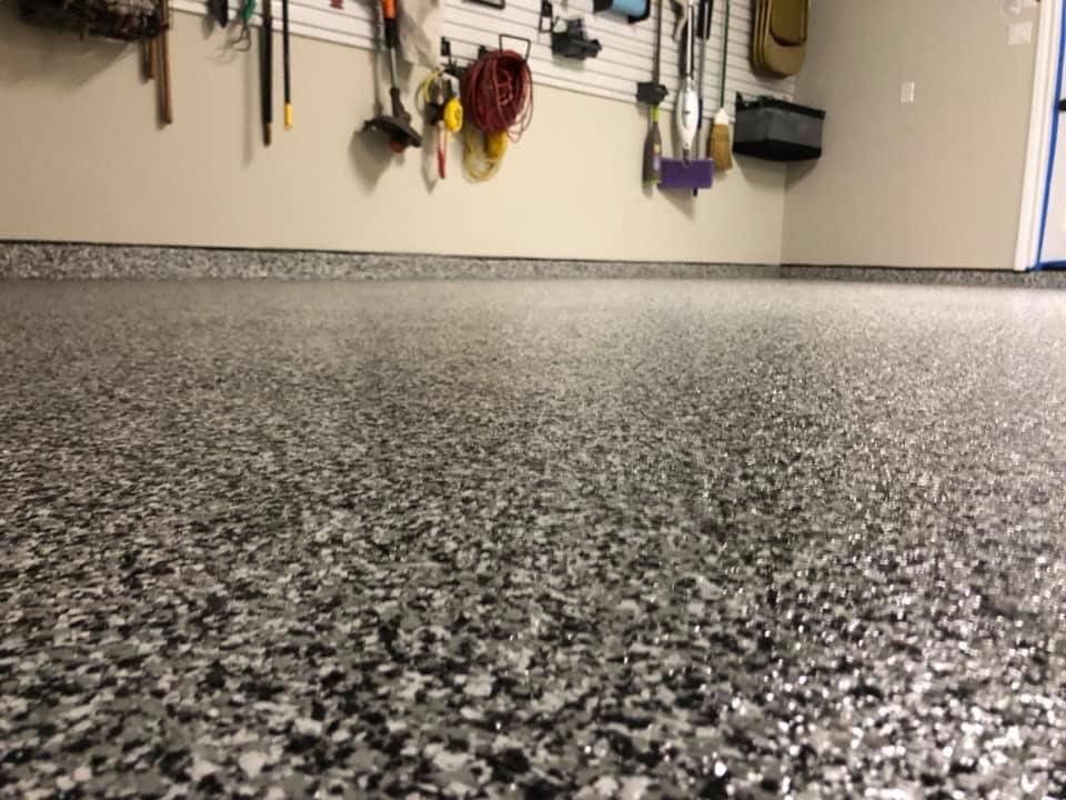 Garage floor coatings
