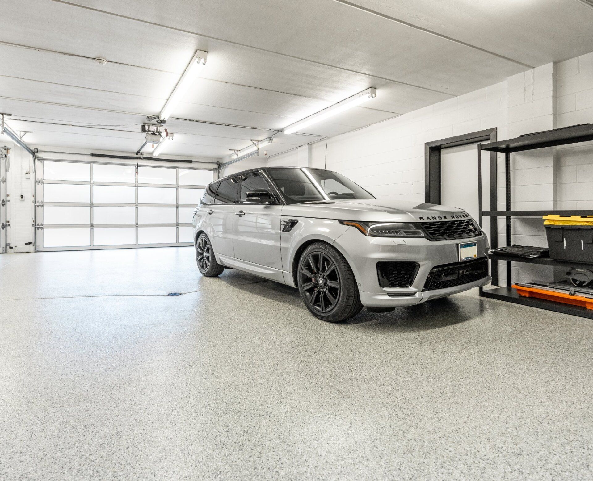 Beautiful garage floor