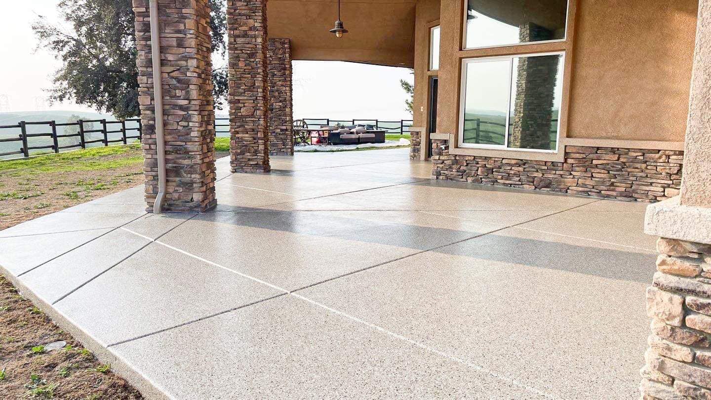 Coated patio