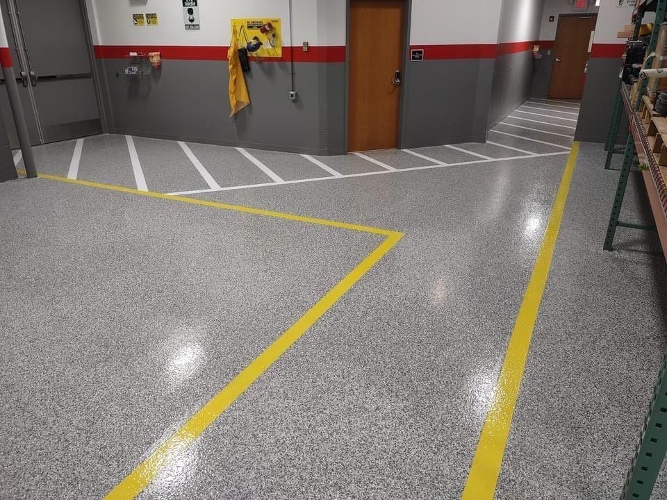 Coated floor