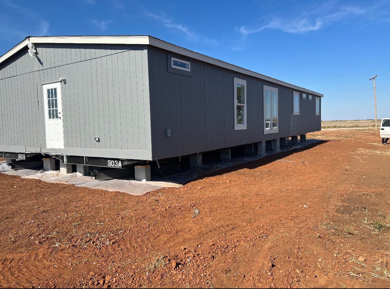 Mobile home re-leveling