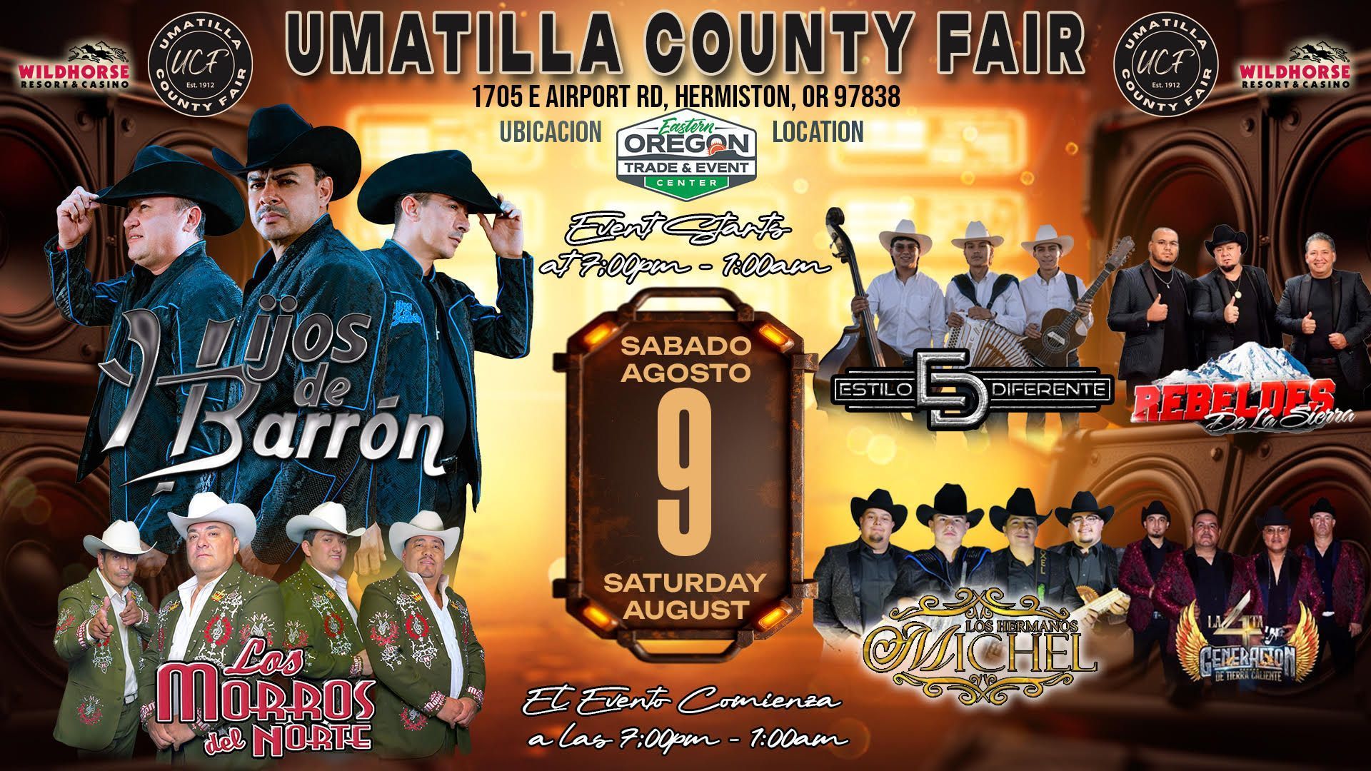 Latino Night, August 9 - Saturday Event