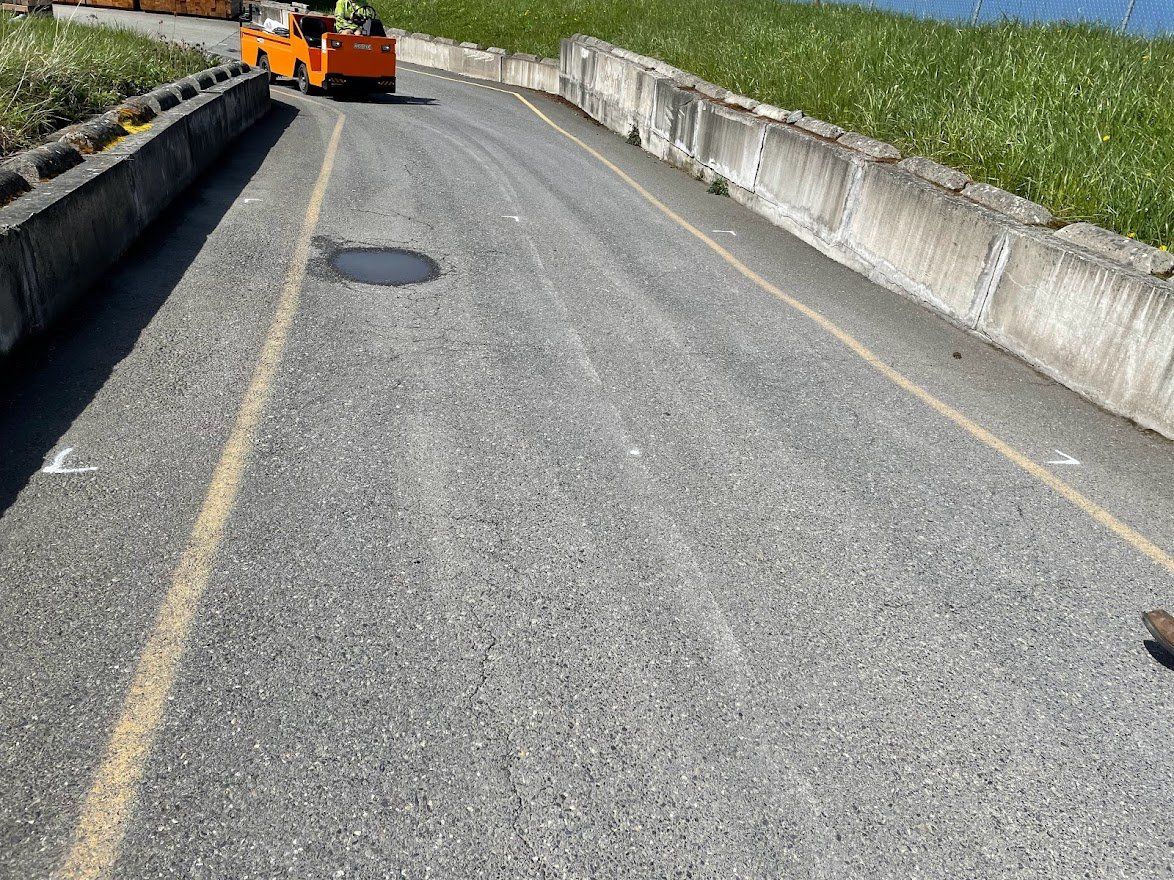 Before Asphalt Demo Patching Paving #2