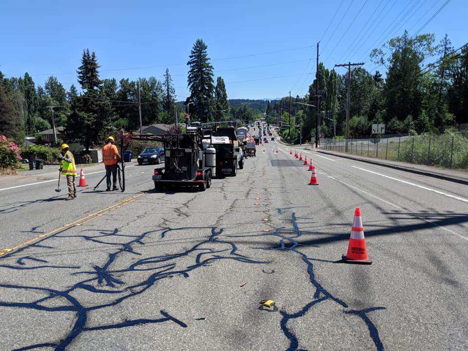 Asphalt Crack Sealing
