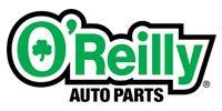 The green and black O'Reilly Auto Parts logo featuring a shamrock inside the letter O.