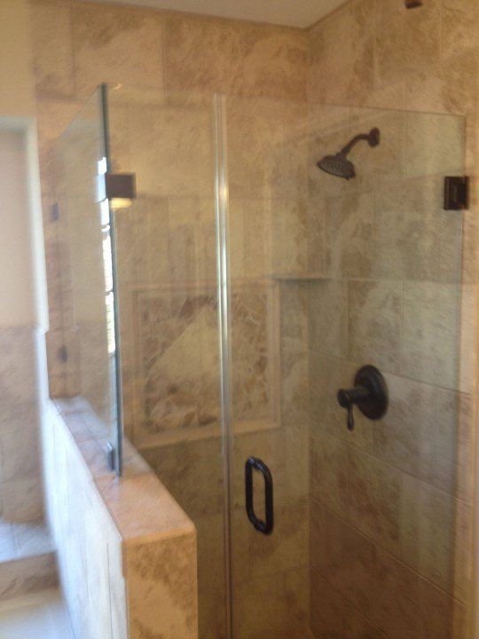 Shower glass