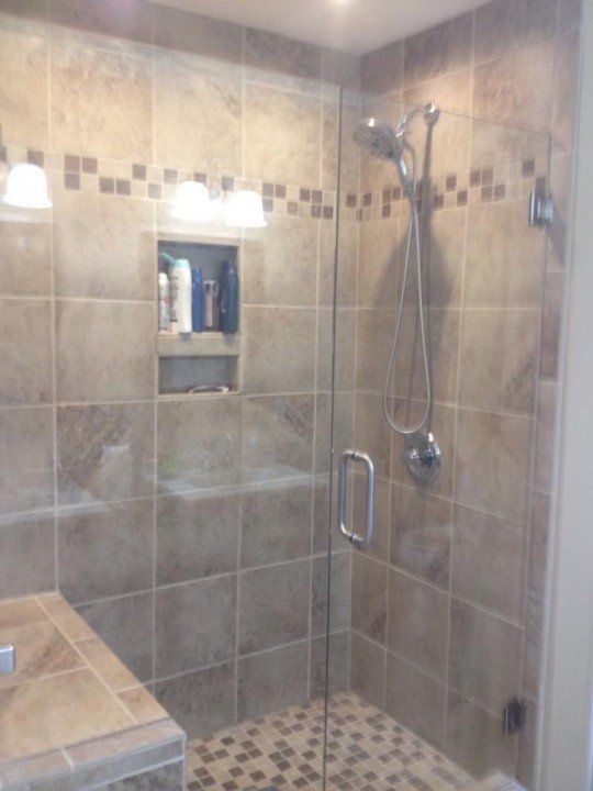Shower glass