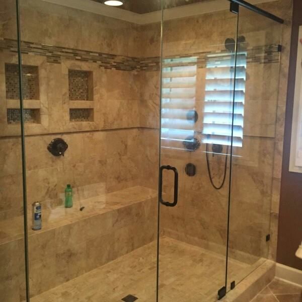 Shower glass