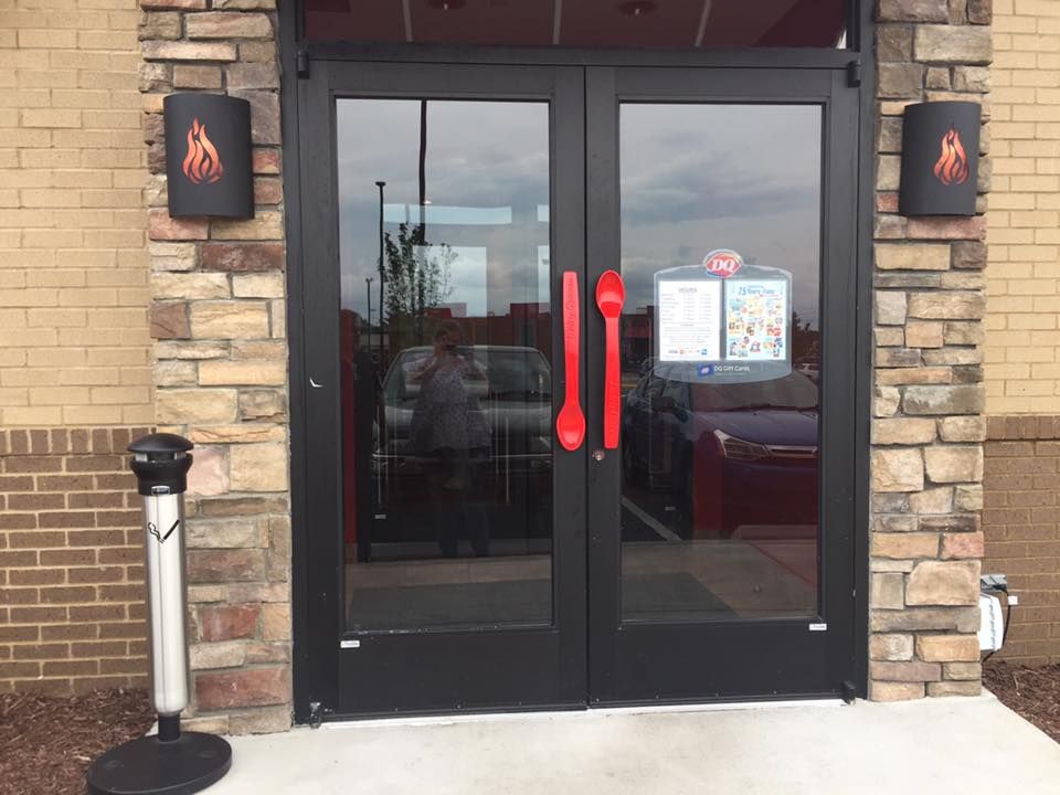 Sliding glass doors
