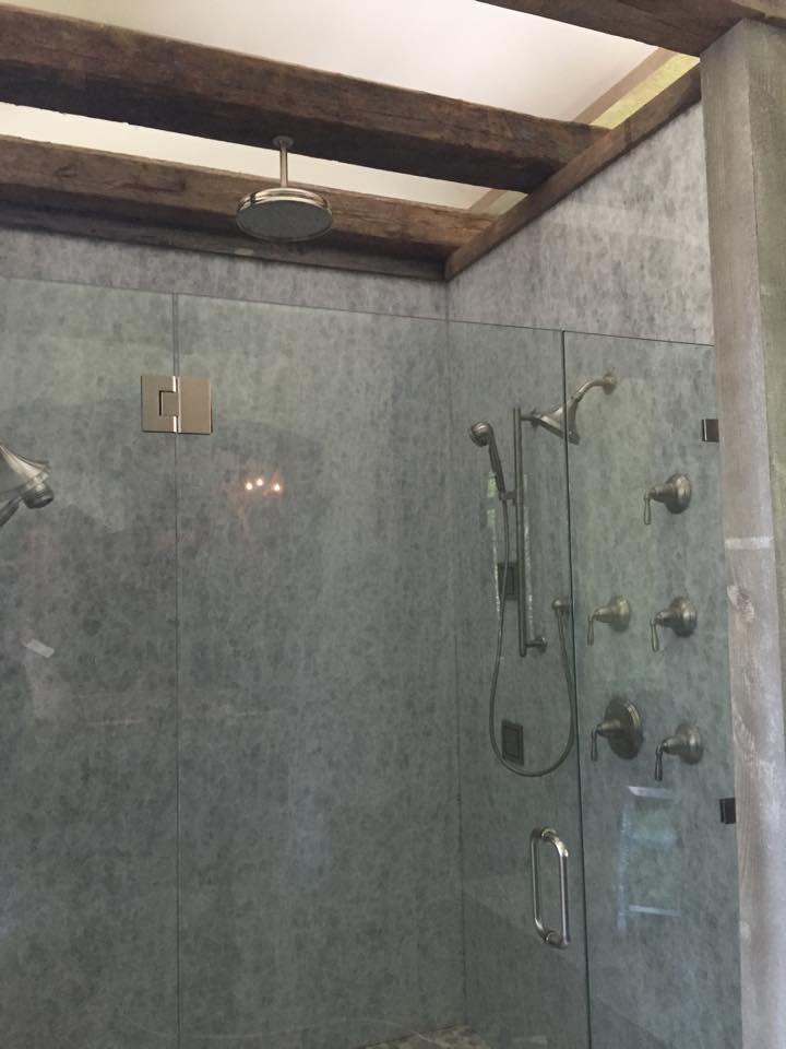 Shower glass