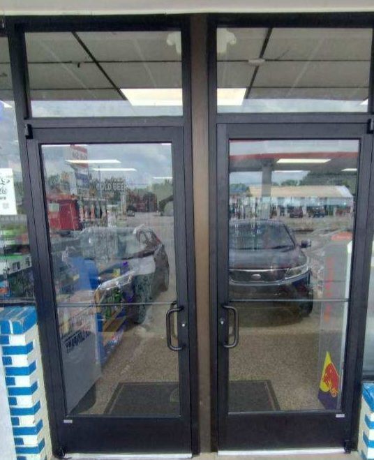 Sliding glass doors