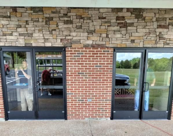 Storefront glass