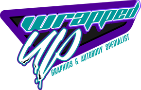 Wrapped Up Graphics Logo