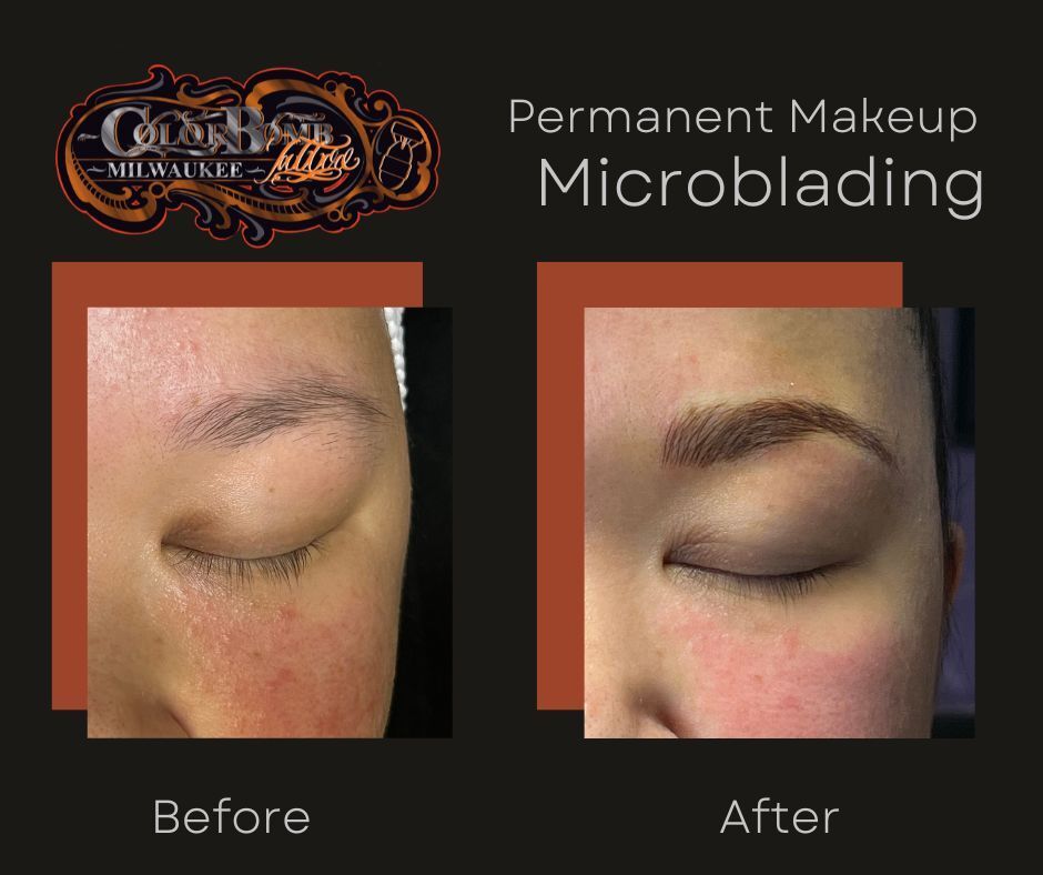 Permanent Makeup - Microblading Before and After #1