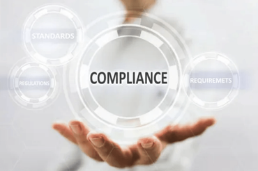 Document with the word compliance