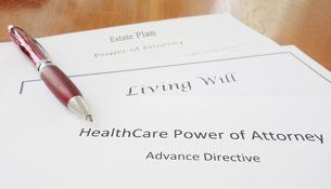 Estate plan, living will and power of attorney