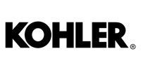 KOHLER logo in bold black letters on a white background